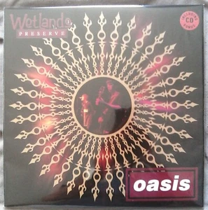 Oasis Limited Double Blue & Green Vinyl LP with CD Wetlands Preserve No 144/320 - Picture 1 of 7