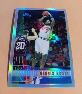 1997-98 Topps Chrome Refractor Dennis Scott #131 - Mavericks - Picture 1 of 3