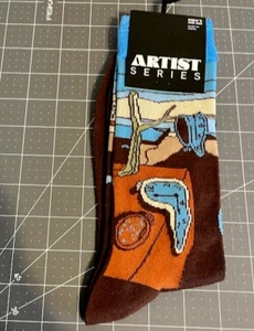 NEW! ARTIST SERIES ~ MEN'S ONE SIZE SOCKS ~ SHOE SIZE 7-12 ~ 1 or ALL ~ 1+ SHIP - Picture 1 of 17