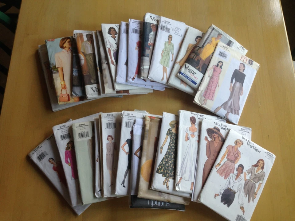 1990-2000 Sm Vogue Sewing Pattern, CUT, Choose Your Style - Image 1 of 1