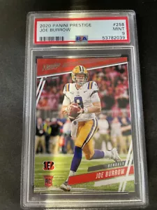 Joe Burrow 2020 Panini Chronicles Rookie RC Prestige #258 Bengals PSA 9 MINT - Picture 1 of 2