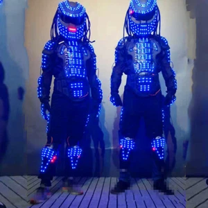 The Predator Colorful LED Glowing Armor Set Cosplay Costume Halloween Party Prop - Picture 1 of 7