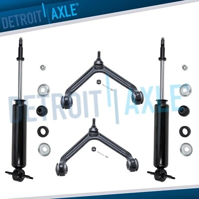 2WD Front Shocks Upper Control Arms for 2002 2003 2004 2005 Dodge Ram 1500 - Image 1 of 4
