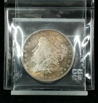 1886-P Morgan Silver One Dollar $1 Philadelphia Mint CCCS AND NGC MS 65 #0494 - Image 1 of 3