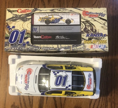 Equipo Calibre Escala 1/24 2001 #01 Kansas Speedway Ford Taurus 1/2170 ¡Hecho!! Foto 1 de 4