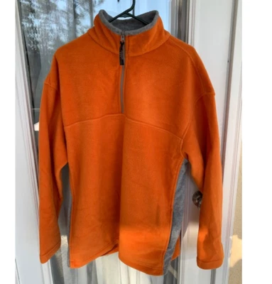 Pulôver masculino Trader Bay moletom laranja cinza tamanho grande - Imagem 1 de 4