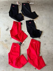 Dickies Girl's Lot Of 6 VTG Work Uniforms Capri Pants NEW With Tags - Picture 1 of 15