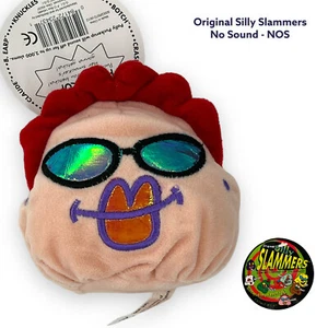 Silly Slammers Bean Bag Plush Pink POLLY PUCKER UP Toy 1997 ORIGINAL NOS - Picture 1 of 3