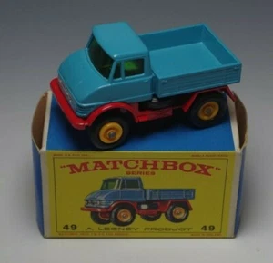 MATCHBOX LESNEY #49 UNIMOG WITH BOX ENGLAND NM CONDITION - Picture 1 of 6