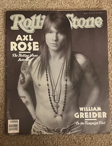 Rolling Stone Magazine #627 April 2, 1992 AXL ROSE Very Good - Imagen 1 de 2