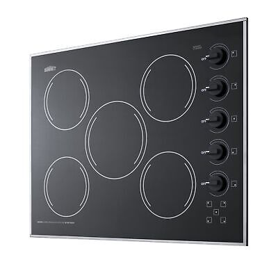 Summit CR5B273B 27  Electric Radiant Cooktop With Manual Controls, 5 Burner • 1,262.82$