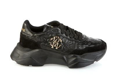 Roberto Cavalli Italian Sneakers New Collection Black - Image 1 of 4