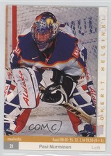2001-02 Cardset Finland SM-Liiga Pasi Nurminen #49 Rookie RC