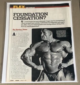 Dorian Yates Q&A Posing Back Advice Photo From Bodybuilding Magazine - Picture 1 of 1