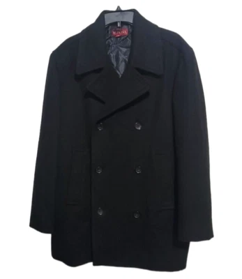 Merona Wool Blend Pea Men Coat Fully Lined Size M - Image 1 of 4