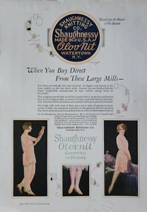 Shaughnessy Knitting Co, Olovnit Garments 1926 ropa interior anuncio de moda - Imagen 1 de 1