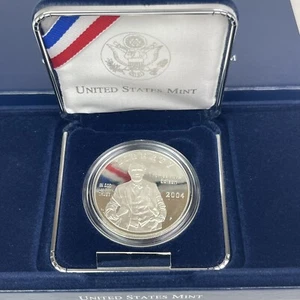 2004 Proof Thomas Alva Edison Commemorative  Silver Dollar OGP COA - Picture 1 of 12