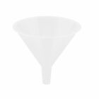 Chemistry Lab Conical Mouth Clear White Plastic Filter Funnle 150ml
