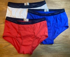 Nuevo sin etiquetas Calzoncillos Roundtree & Yorke Vintage Rojo Blanco y Azul 100% Algodón Talla 40 - Imagen 1 de 6