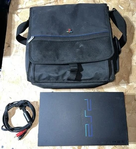 PlayStation 2 PS2 Console Only w/case And A/V Cord - Black (SCPH-39001) - Bild 1 von 6