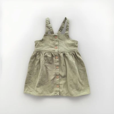 Vestido tipo jersey verde claro tejido texturizado talla 2T Cat & Jack para niñas pequeñas Foto 1 de 4