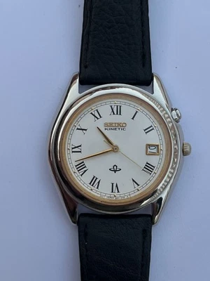 Reloj Hombre Seiko Kinetic Sports 5M42-0B80 Casi Como Nuevo Foto 1 de 4