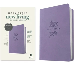 NLT Large Print Premium Value Thinline Bible, Filament-Enabled Edition (Leatherl - Picture 1 of 1