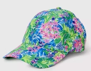 Neu Lilly Pulitzer Disney Run Around Mütze Baseball Cap Disney Dreamin Floral - Bild 1 von 3