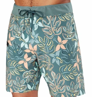 Dakine Hombres Maoti Boardshorts 32 Verde Bálsamo Pintado Trop Board Shorts Nuevo Foto 1 de 2