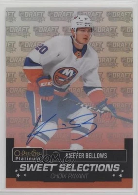 2021-22 O-Pee-Chee Platinum Rainbow Kieffer Bellows #SS-13 Auto - Image 1 of 2