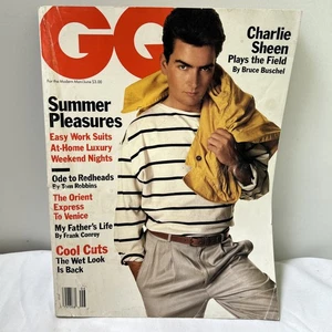 GQ Magazin Juni 1988 Charlie Sheen Tom Robbins Near Mint Condition Q2 - Bild 1 von 7