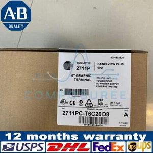 New 2711PC-T6C20D8 AB Panelview Plus Compact600 Touch Free Shipping US Free Tax - Picture 1 of 6