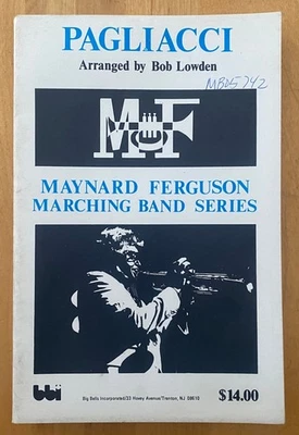 MÚSICA BANDA DE MARCHA - Maynard Ferguson - Pagliacci - 1978 PUNTUACIÓN COMPLETA Foto 1 de 2