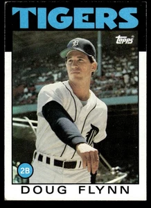 1986 TOPPS DOUG FLYNN #436 DETROIT TIGERS 3611 - Picture 1 of 2