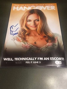 Foto firmada autografiada por Heather Graham de 11x17 The Hangover JADE Beckett certificado de autenticidad - Imagen 1 de 3