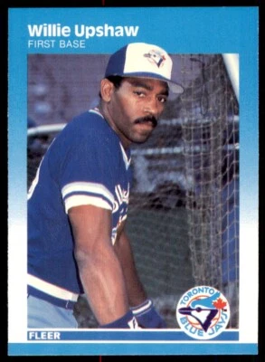 1987 Fleer Willie Upshaw B Toronto Blue Jays #239 - Image 1 of 2