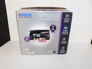 Epson Expression XP-640 Wireless All-In-One Printer Scanner CD/DVD printer(UCQ4) - Picture 1 of 12