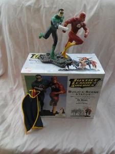 Rare Boxed DC Direct Justice League Green Lantern & The Flash Ltd 2200 Ed Benes - Picture 1 of 6