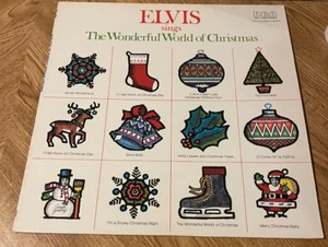Elvis Sings The Wonderful World Of Christmas LP RCA ANL1-1956 1975re EX/VG+ #3 - Picture 1 of 4