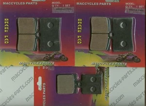 Pastillas de freno de disco MZ Skorpion Tour 660 (MUZ) 1995 delanteras y traseras (3 juegos) - Imagen 1 de 1