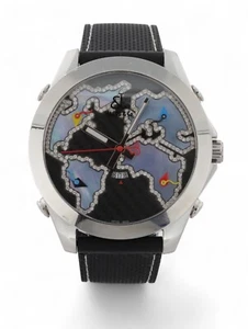 Jacob & Co. 5 Five Time Zone Date Black Dial - Diamond MOP World Map Dial - 47mm - Bild 1 von 23