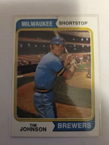 1974 Topps TIM JOHNSON #554 EX/NM - Picture 1 of 1
