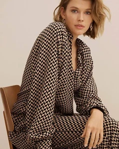 14 Seed Heritage Geo Midi Dress NWOT $189 *BUY FIVE + ITEMS = POST - Picture 1 of 3
