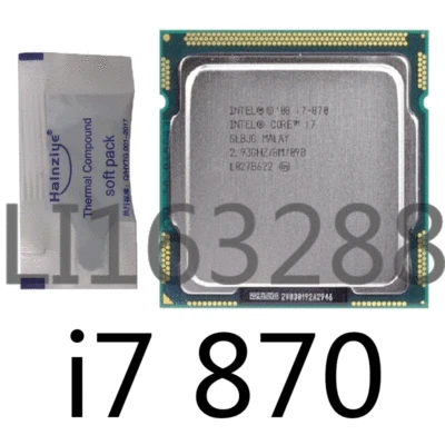 Intel Core i7-870 2.93GHz 8MB 2.5GT/s LGA1156 CPU Processor - Image 1 of 2