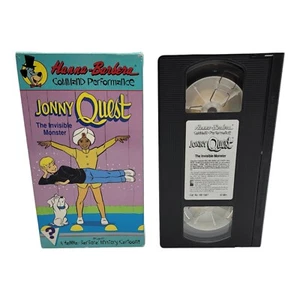 Vintage 1990 Hanna-Barbera JONNY QUEST The Invisible Monster VHS Cartoon Tape - Picture 1 of 7