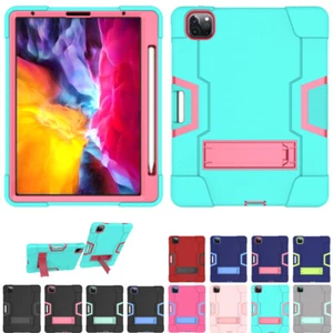Für iPad Pro 12,9 3. 4. 5. 6. Gen Stoßfeste Robuste Schutzhülle Mit Ständer - Bild 1 von 78