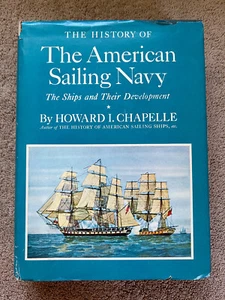 1949 The History of the American Sailing Navy: Ships & Their Development HCDJ - Bild 1 von 4