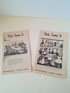 Vintage Mark Farmer Co Doll Catalogs Reference 1950s 2 In Lot - Picture 1 of 5