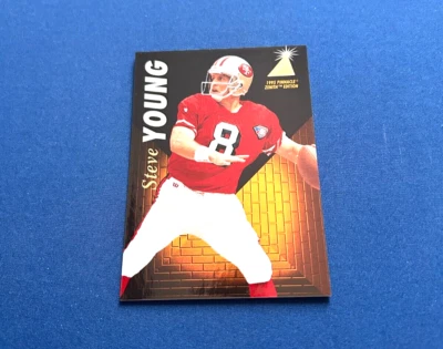 1995 Pinnacle Zenith Football Steve Young #94 HOF Set Break NM - Image 1 of 2