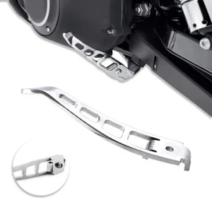 Aluminum Chrome Slotted Footpeg Stand Extension Fit For Harley Dyna Fat Bob FXDF - Bild 1 von 12